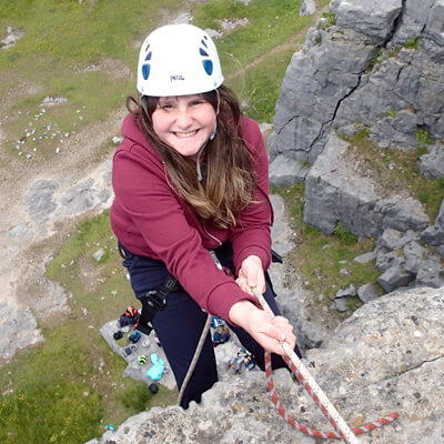 Rock climbing in North Devon